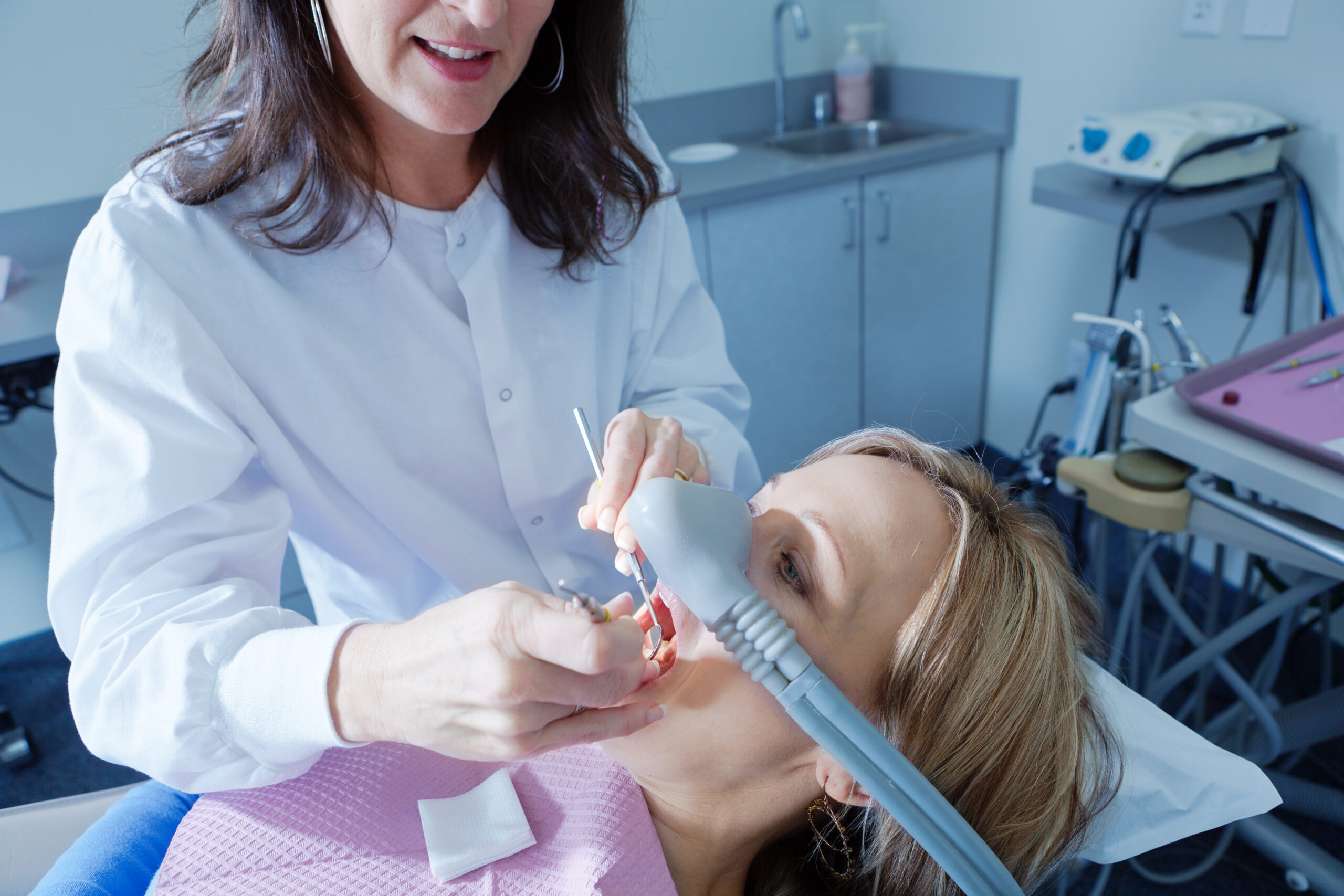 Dental treatment under mild sedation
